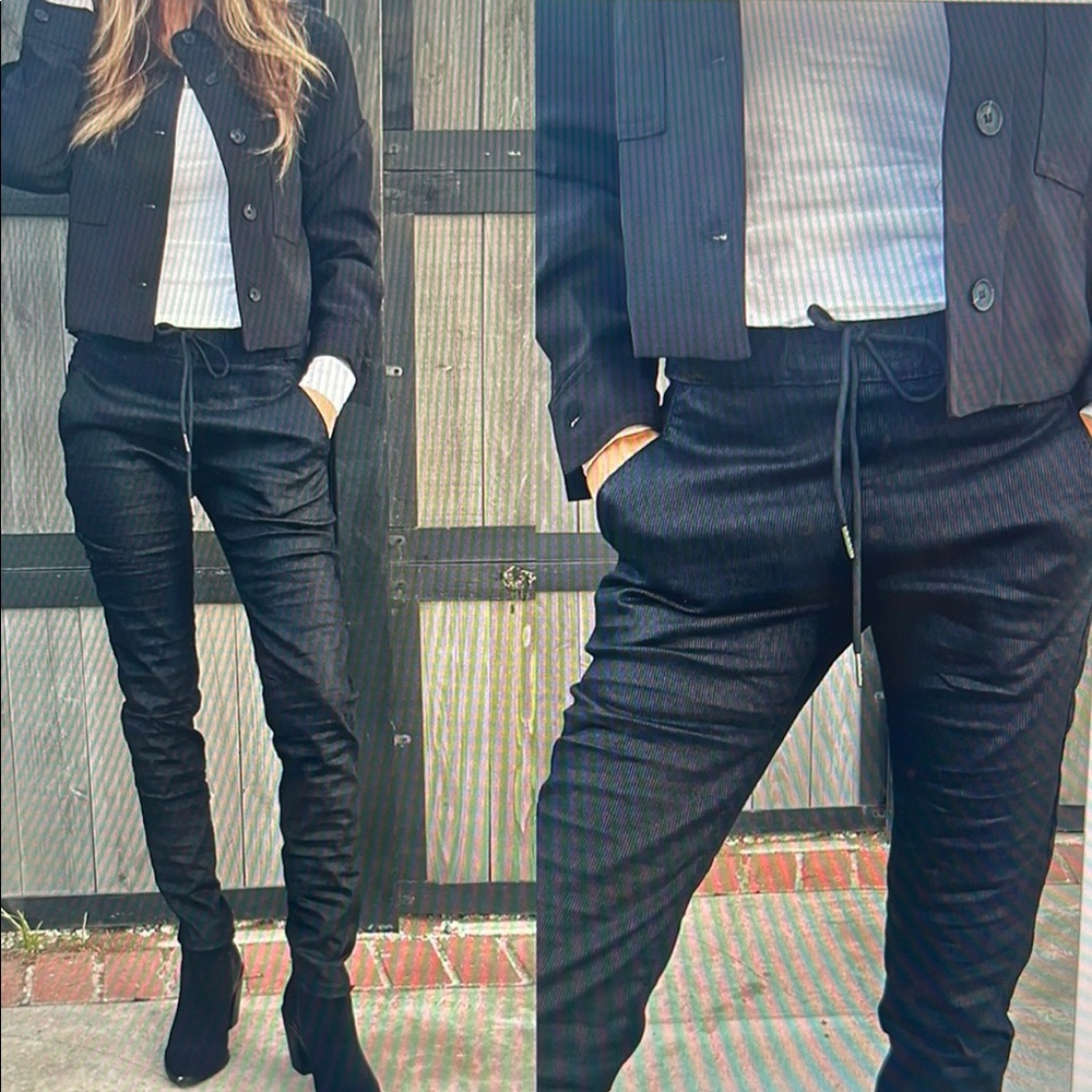 Bevy Flog Stylish Black Women's Pants Size 28